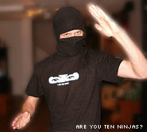 are you ten ninjas?