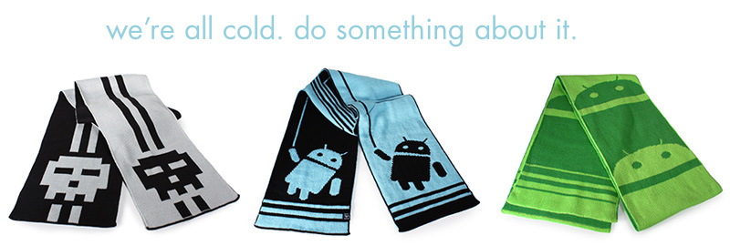 pixel scarves