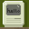 old macintosh hello icon