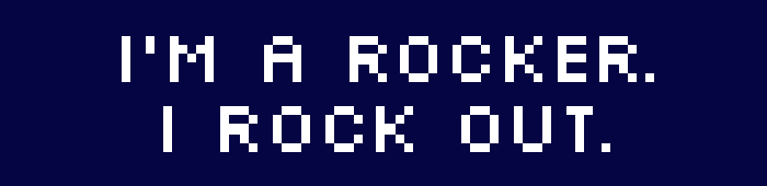 "I'm A Rocker. I Rock Out." Shirt