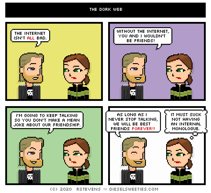 this is a diesel sweeties comic strip