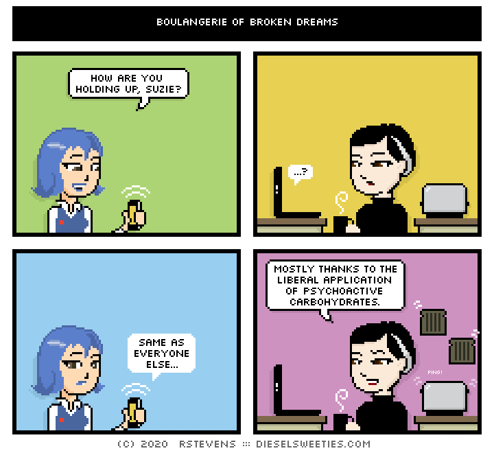 this is a diesel sweeties comic strip