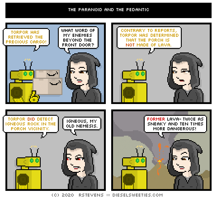 this is a diesel sweeties comic strip