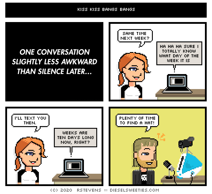 this is a diesel sweeties comic strip