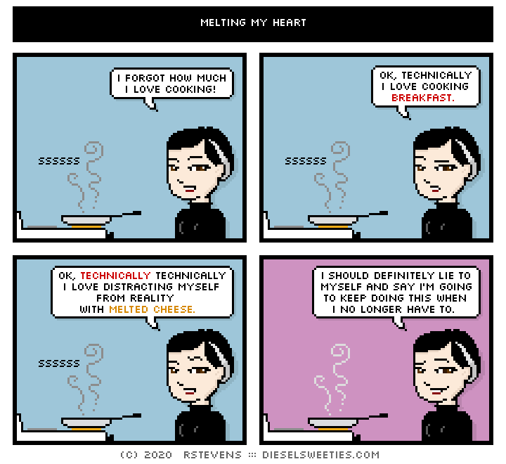 this is a diesel sweeties comic strip