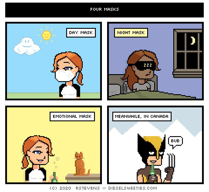 this is a diesel sweeties comic strip