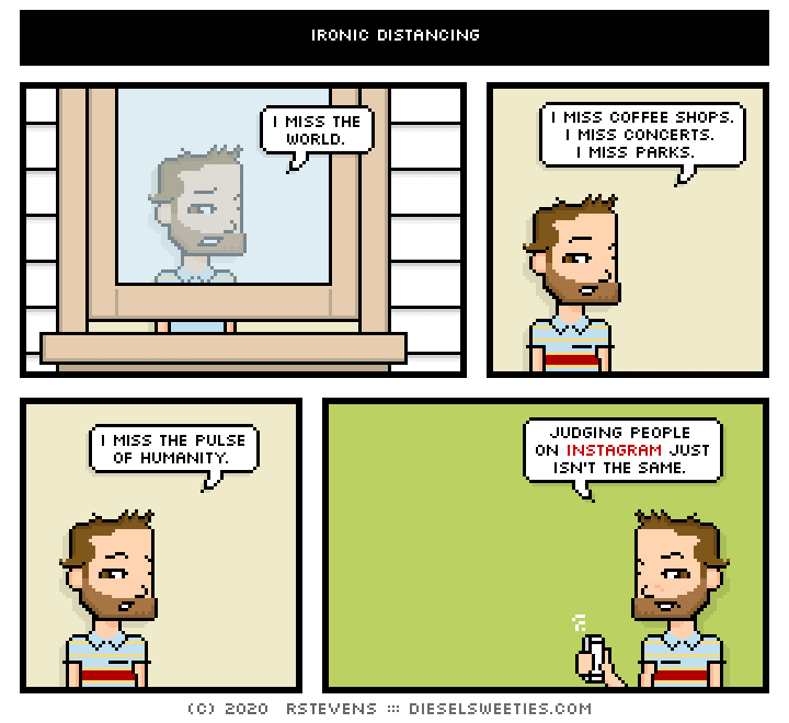 this is a diesel sweeties comic strip