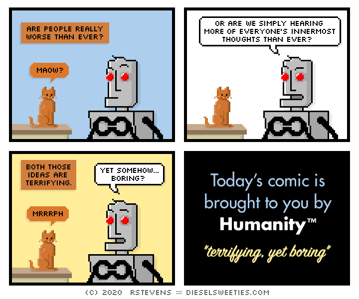 this is a diesel sweeties comic strip