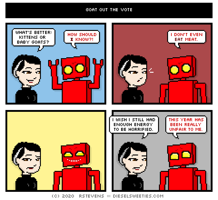 this is a diesel sweeties comic strip