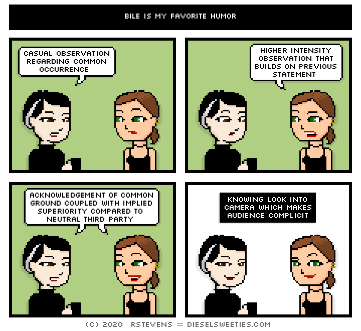 this is a diesel sweeties comic strip