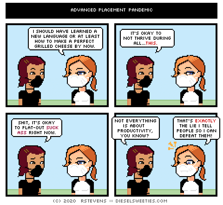 this is a diesel sweeties comic strip