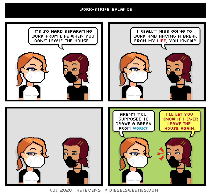 this is a diesel sweeties comic strip