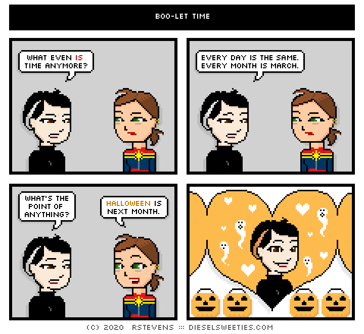 this is a diesel sweeties comic strip
