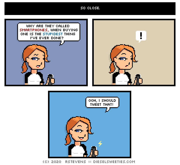this is a diesel sweeties comic strip