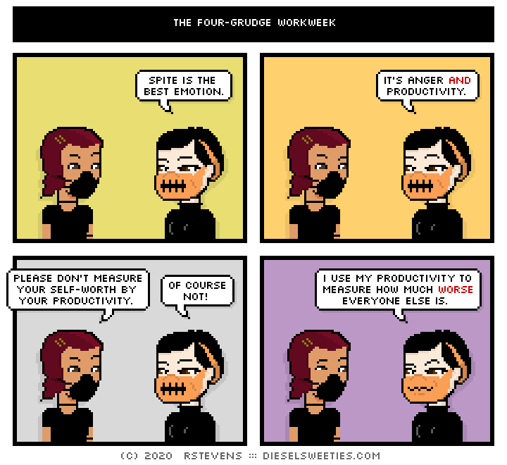 this is a diesel sweeties comic strip