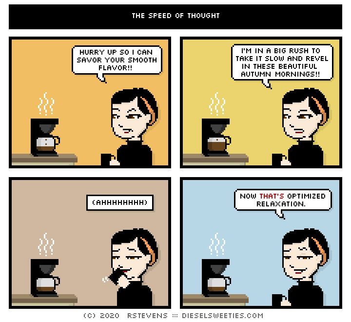 this is a diesel sweeties comic strip