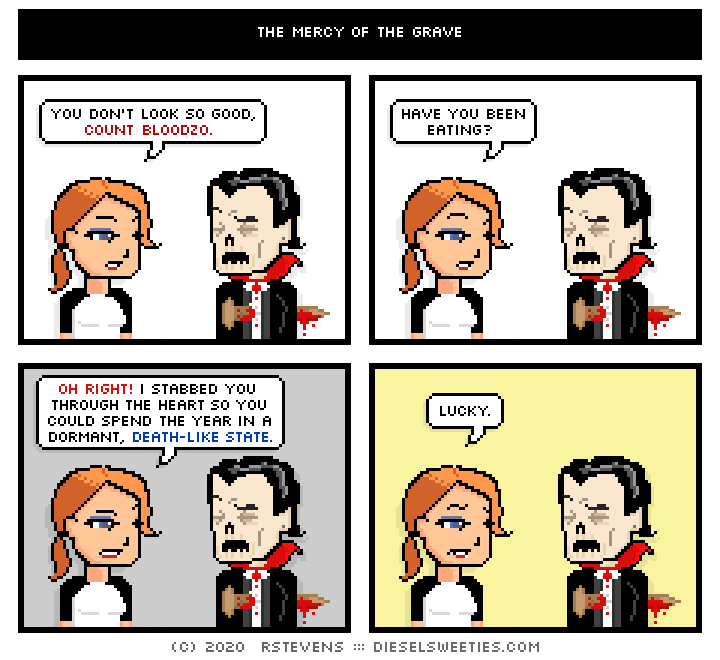 this is a diesel sweeties comic strip