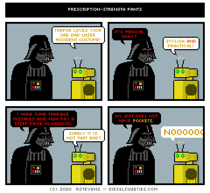 this is a diesel sweeties comic strip