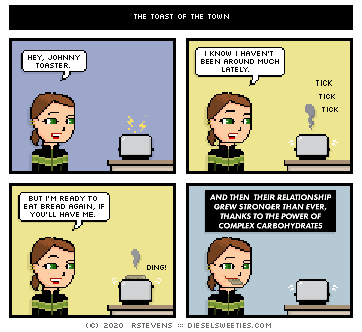 this is a diesel sweeties comic strip