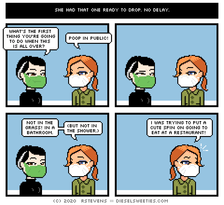 this is a diesel sweeties comic strip