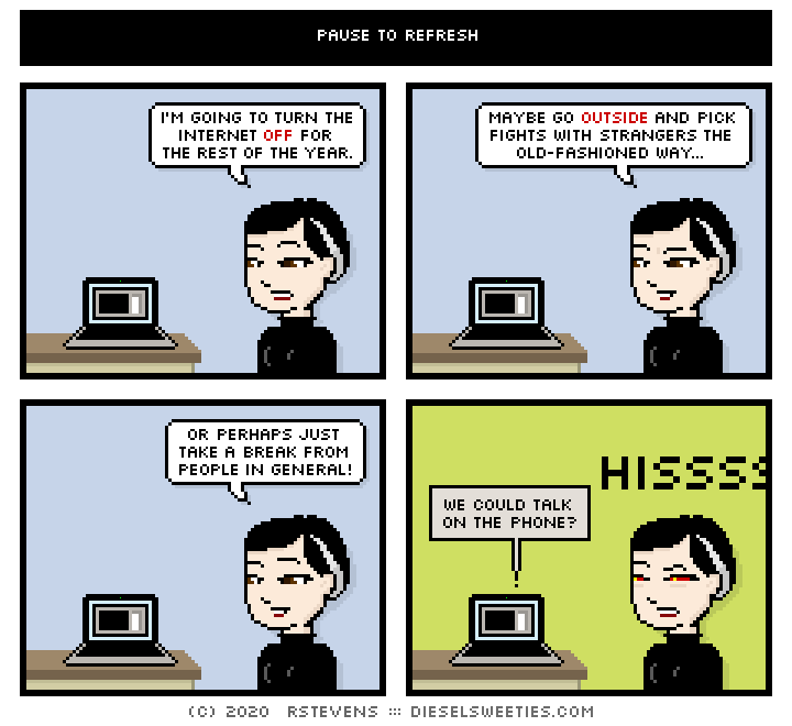 this is a diesel sweeties comic strip