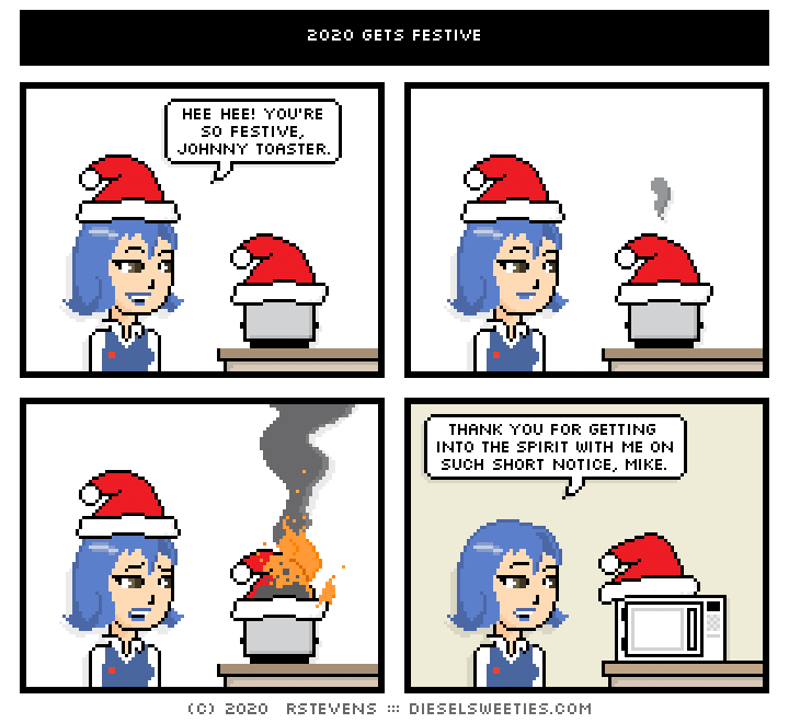 this is a diesel sweeties comic strip
