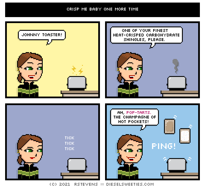 this is a diesel sweeties comic strip