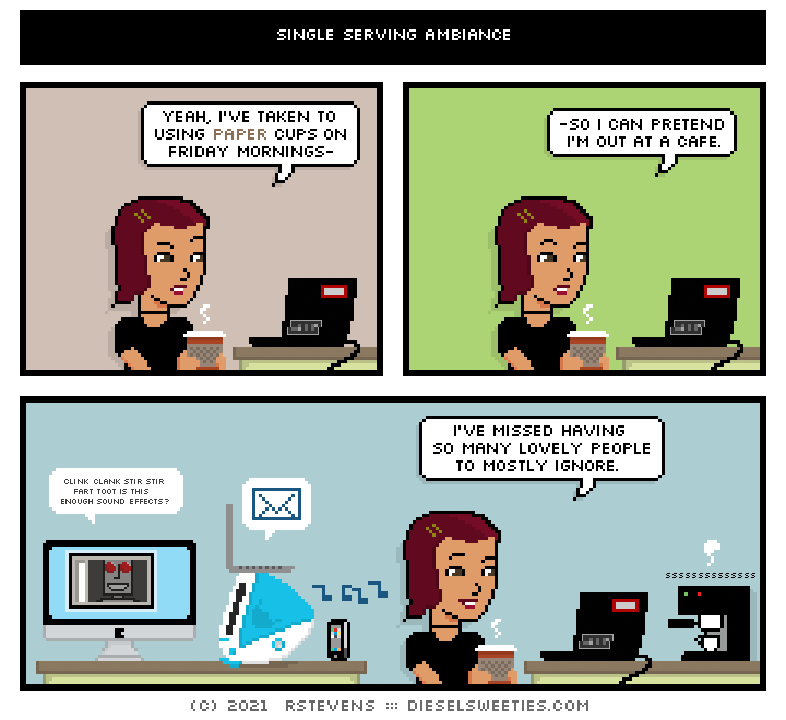 this is a diesel sweeties comic strip