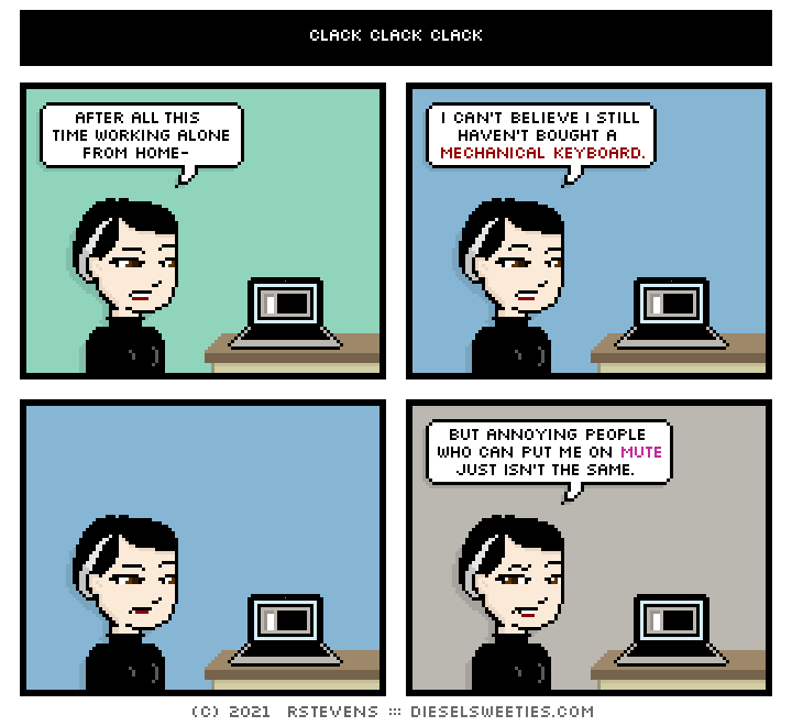 this is a diesel sweeties comic strip
