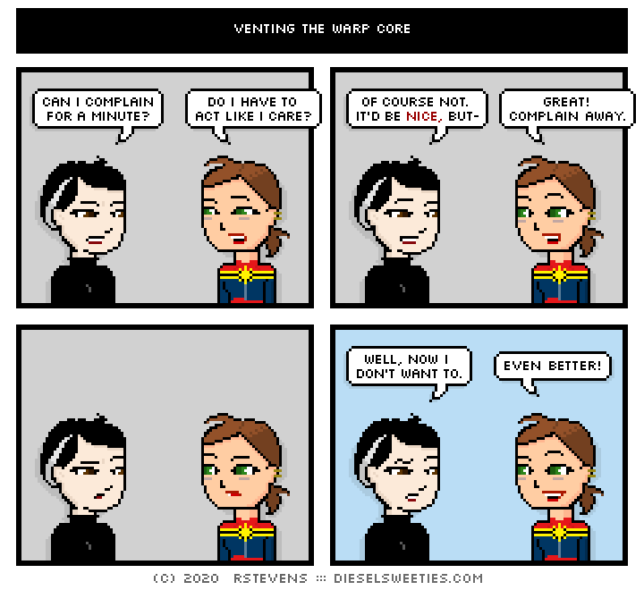 this is a diesel sweeties comic strip