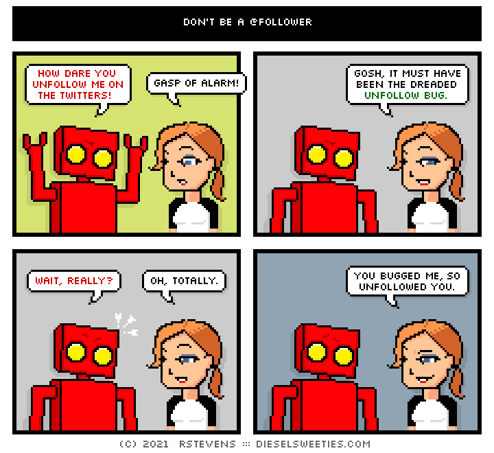 this is a diesel sweeties comic strip