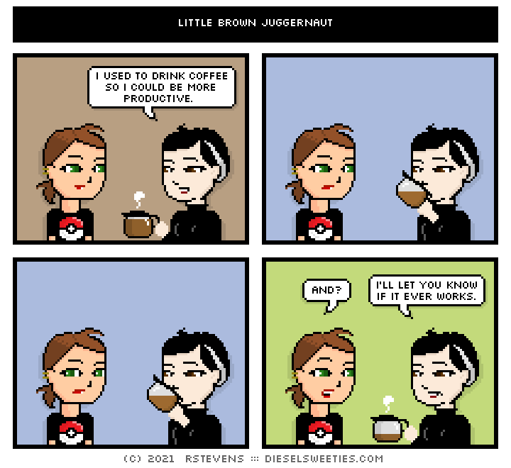 this is a diesel sweeties comic strip