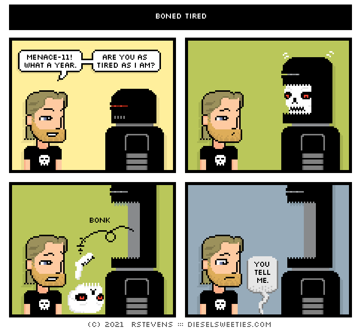 this is a diesel sweeties comic strip