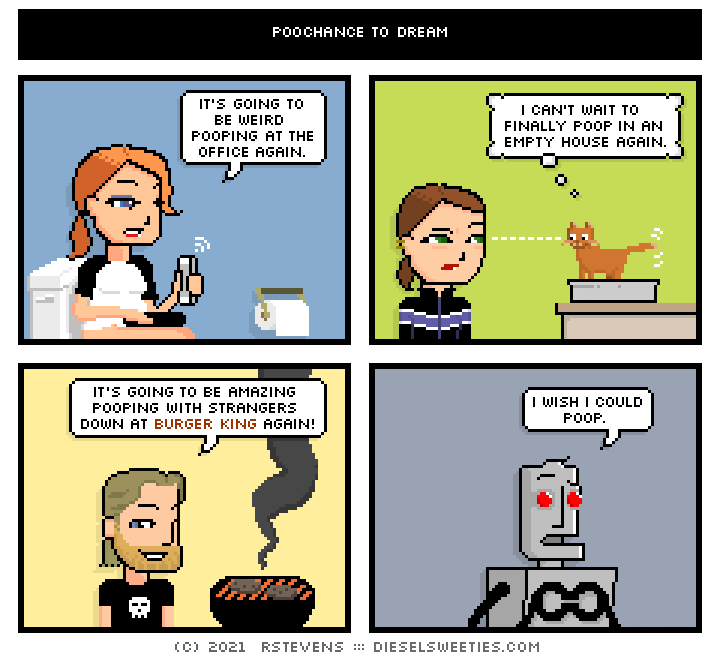 this is a diesel sweeties comic strip