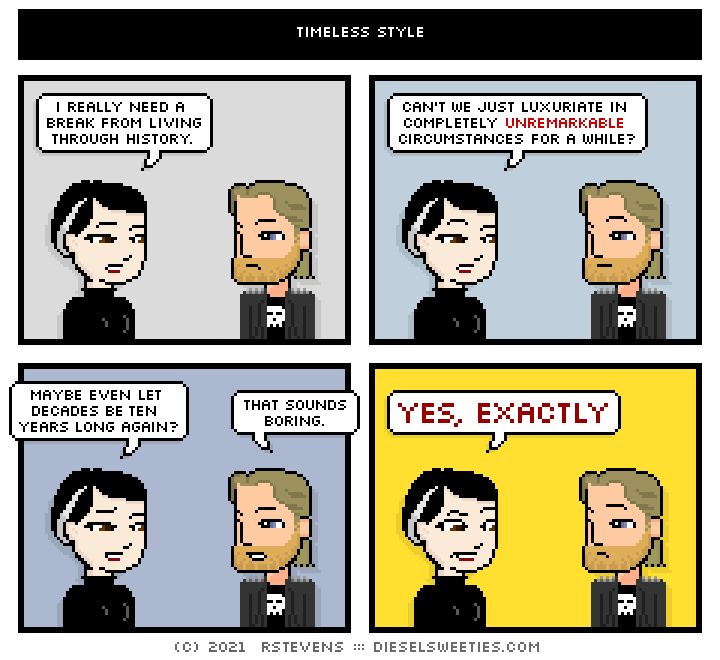 this is a diesel sweeties comic strip