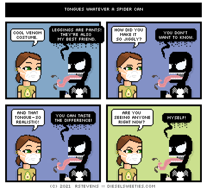 this is a diesel sweeties comic strip
