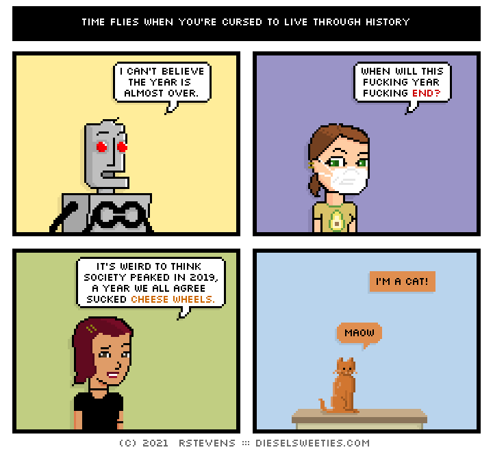 this is a diesel sweeties comic strip
