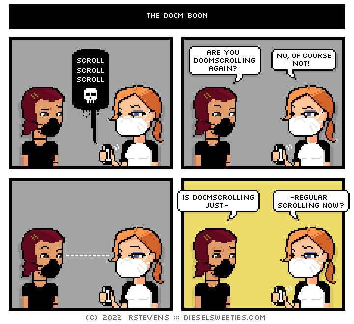 this is a diesel sweeties comic strip