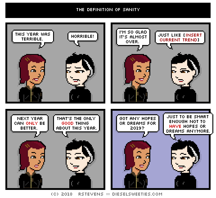 this is a diesel sweeties comic strip