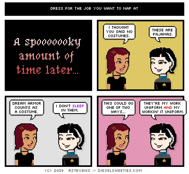 this is a diesel sweeties comic strip