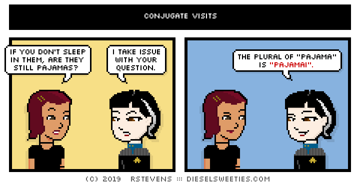 this is a diesel sweeties comic strip