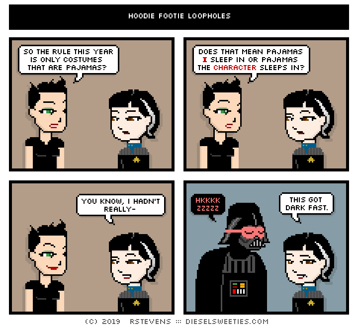 this is a diesel sweeties comic strip