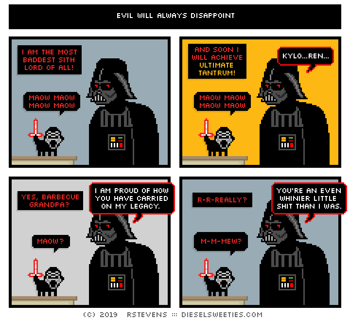 this is a diesel sweeties comic strip