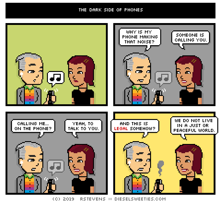this is a diesel sweeties comic strip