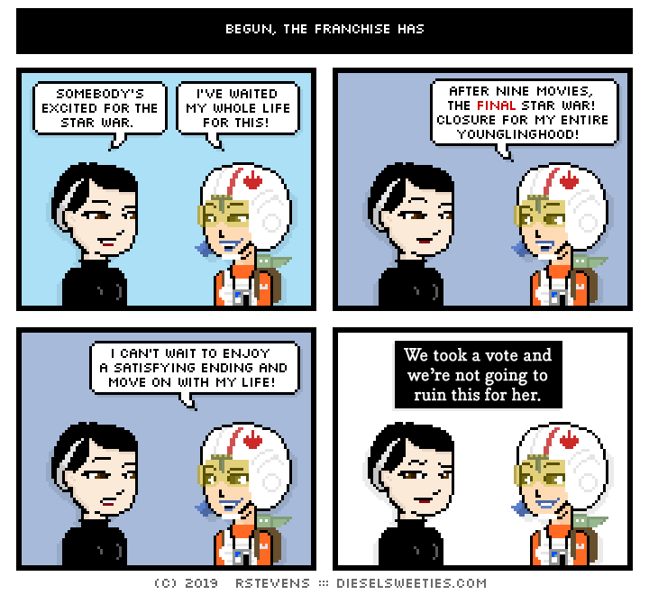 this is a diesel sweeties comic strip