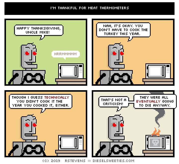 this is a diesel sweeties comic strip