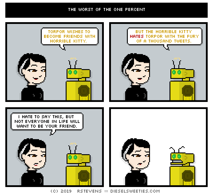 this is a diesel sweeties comic strip