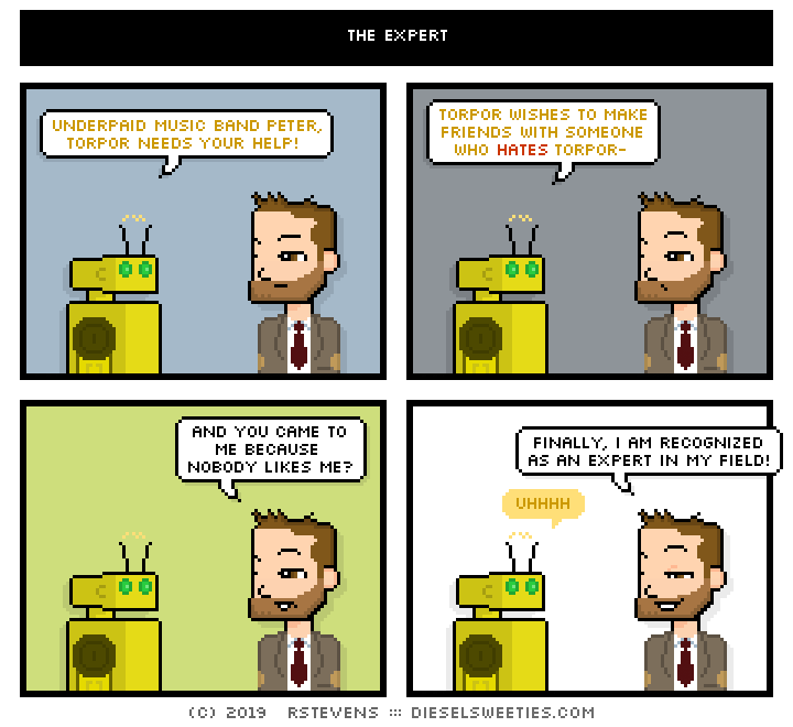 this is a diesel sweeties comic strip