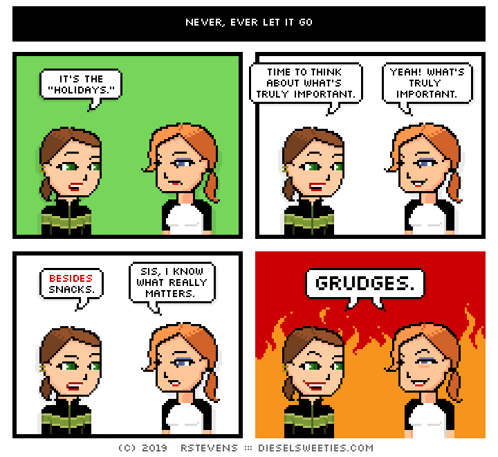 this is a diesel sweeties comic strip