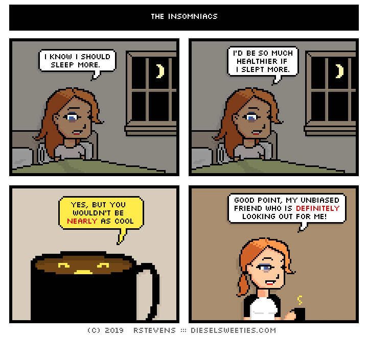 this is a diesel sweeties comic strip